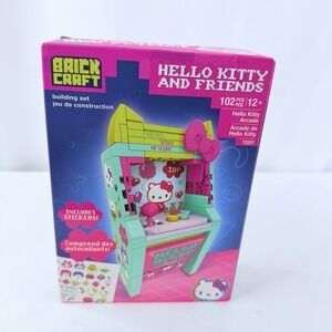 BrickCraft Hello Kitty & Friends Arcade Building Set 102 Pieces W/ Stickers New